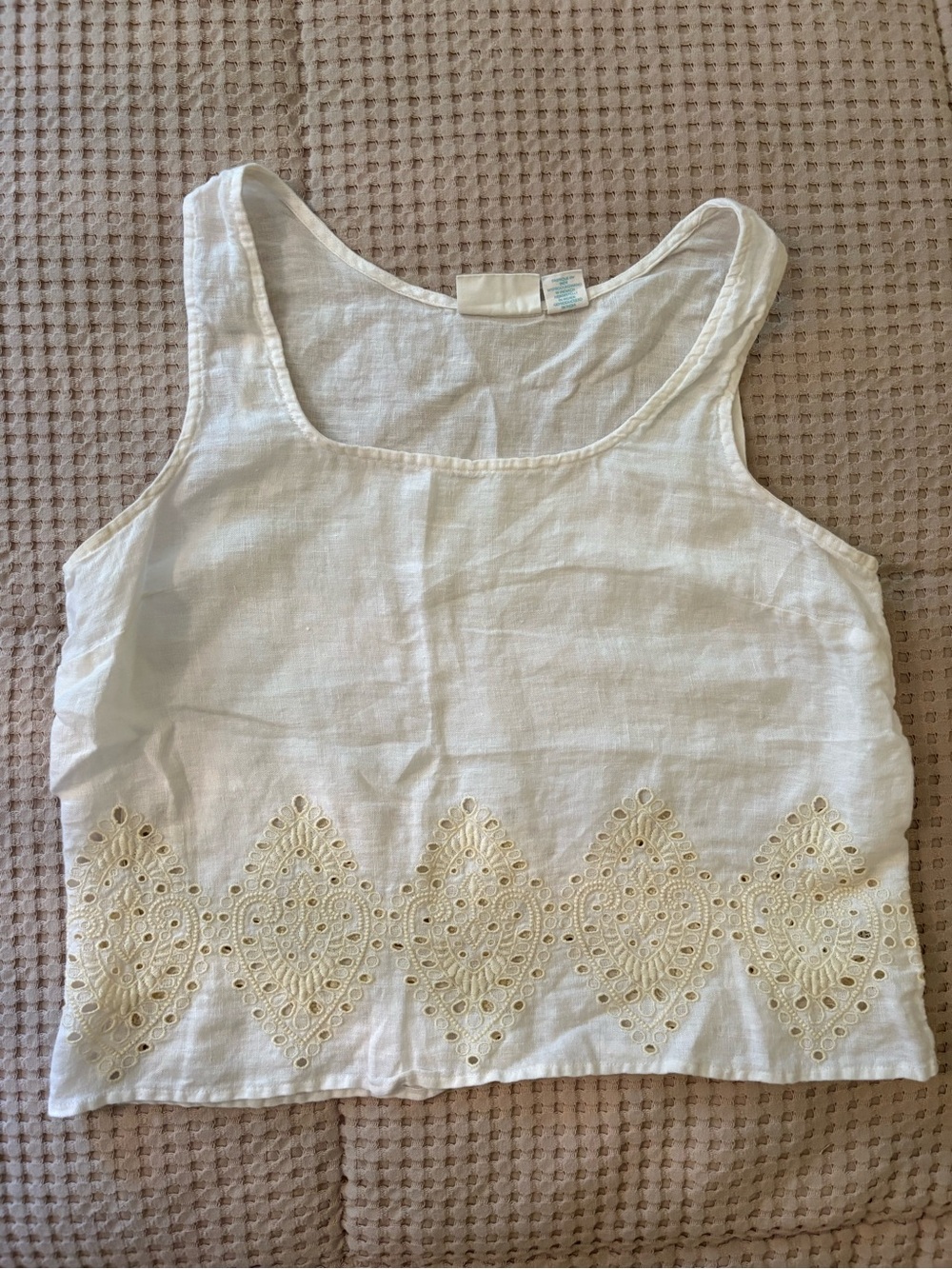 White Linen  Top